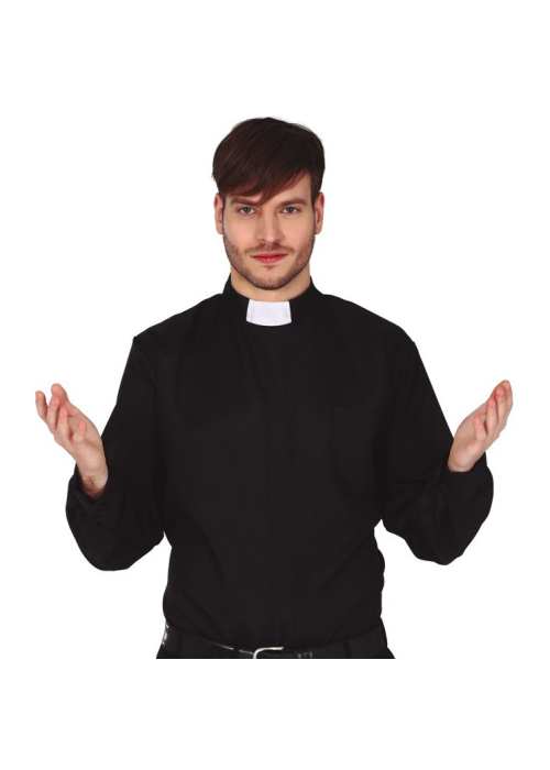 Camisa Cura con Alzacuellos - Complementos Religiosos, Curas y Monjas