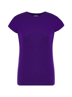 Camiseta Morado Manga Corta Mujer - Camisetas y Polos