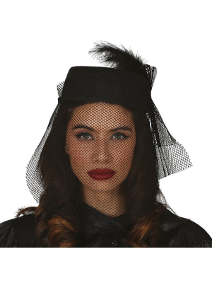 Sombrero Viuda - COMPLEMENTOS POR CATEGORIA