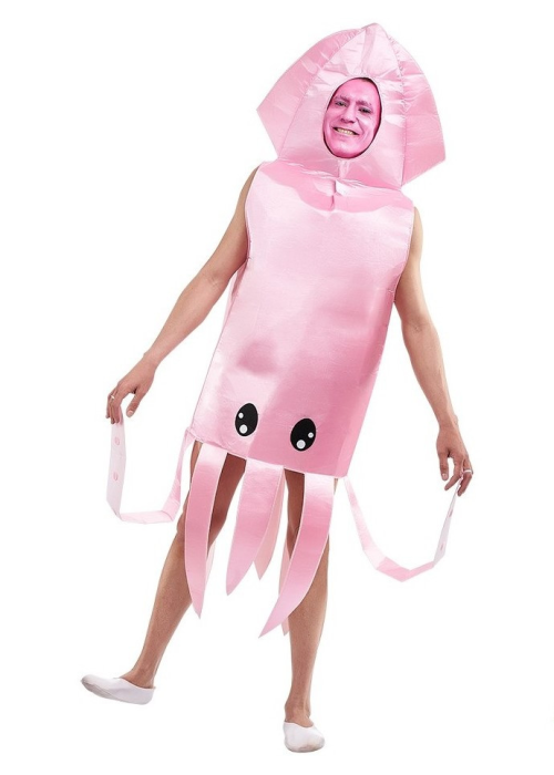 Disfraz de Calamar Rosa