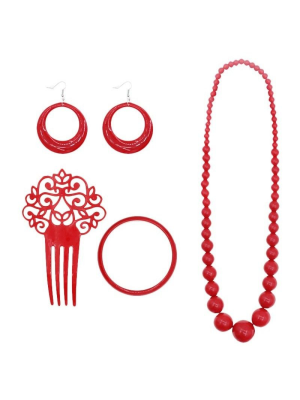 Set de Sevillana - Pendientes, Collares y Pulseras