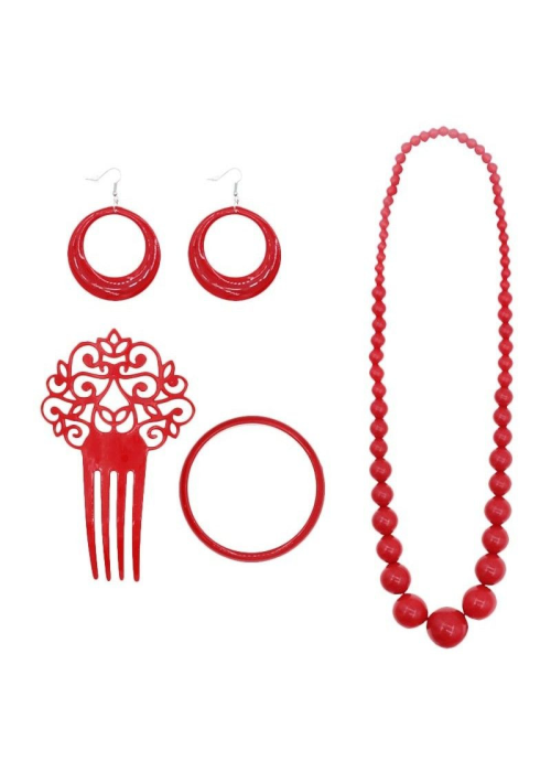 Set de Sevillana - Pendientes, Collares y Pulseras