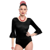 Body Negro con Volantes - Bodys Flamencos