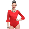 Body Rojo con Volantes - Bodys Flamencos