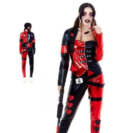 Disfraz De Harley Quinn para Mujer - Disfraces Halloween Payasos Joker