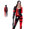 Disfraz de Chica Joker Rojo y Negro