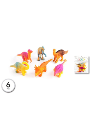 Bolsa con 6 Dinosaurios para Piñatas - Piñatas
