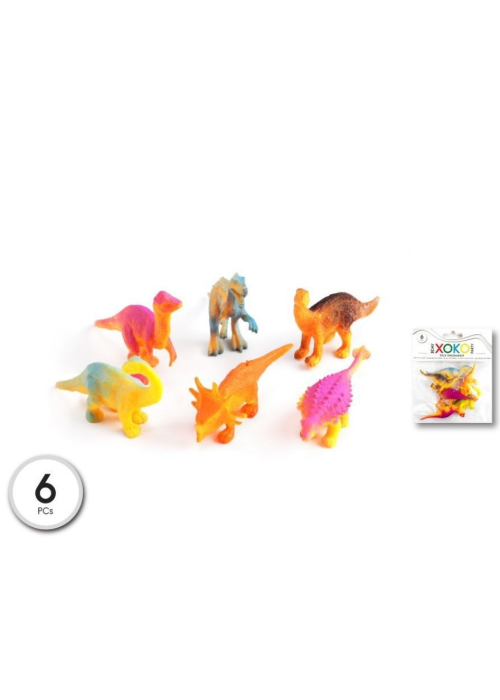 Bolsa con 6 Dinosaurios para Piñatas - Piñatas