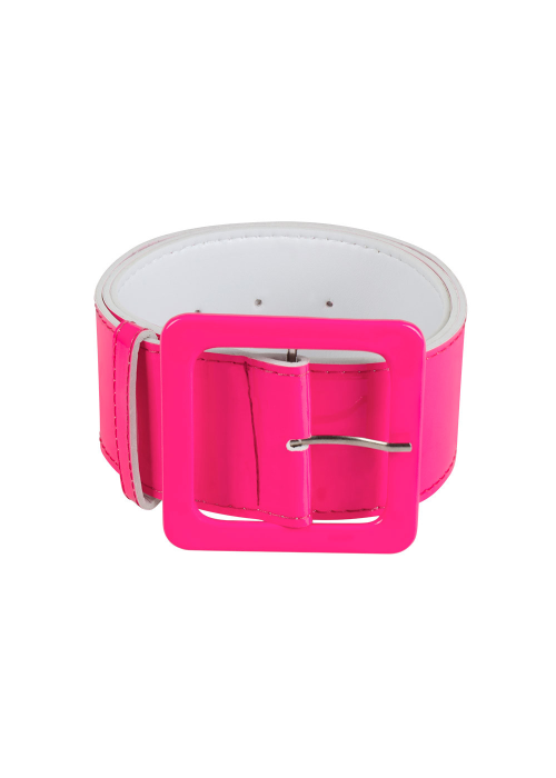 Cinturon Fucsia de Vinilo - Cinturones y Tirantes