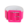 Cinturon Fucsia de Vinilo - Cinturones y Tirantes