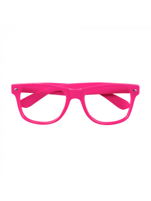 Gafas de Pasta Fucsia Sin Cristal - Gafas