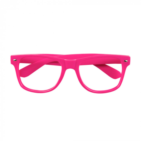 Gafas de Pasta Fucsia Sin Cristal - Gafas