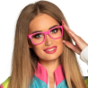 Gafas de Pasta Fucsia Sin Cristal - Gafas