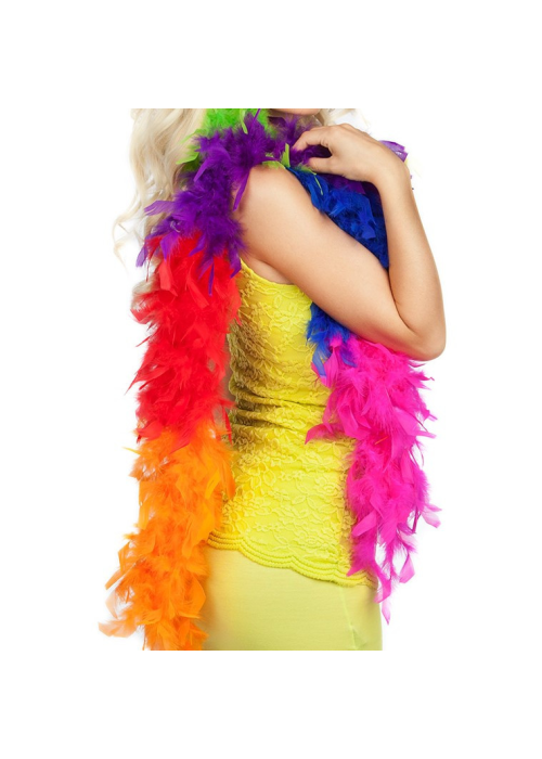 Boa Plumas Arcoiris - Dia Del Orgullo Gay
