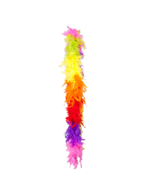 Boa Plumas Arcoiris - Dia Del Orgullo Gay