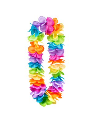Collar Hawaiano Multicolor Lujo - Complementos de Hawaianos
