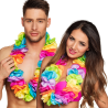 Collar Hawaiano Multicolor Lujo - Complementos de Hawaianos