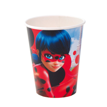 Vasos de Ladybug 6 Unidades