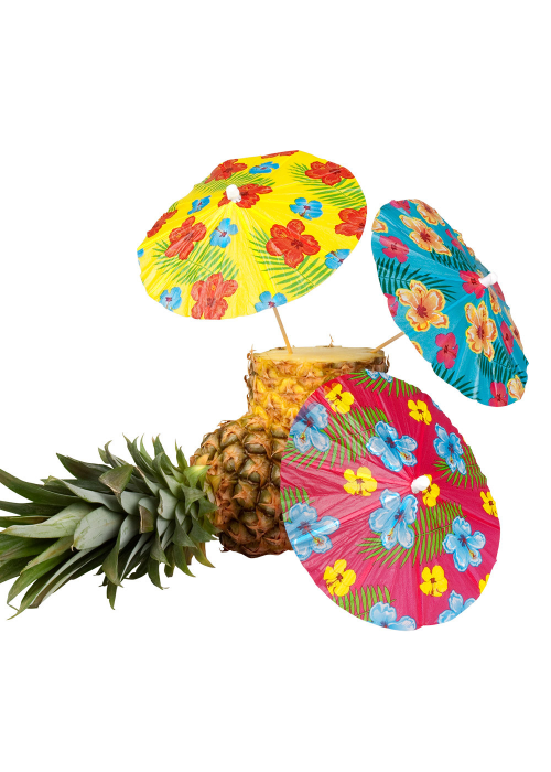Pack 6 Sombrillas Cocktail
