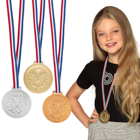 Pack de 3 Medallas - Complementos de Deporte