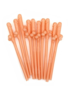 Pajitas Pene Carne - Biberones y Pajitas para Despedidas