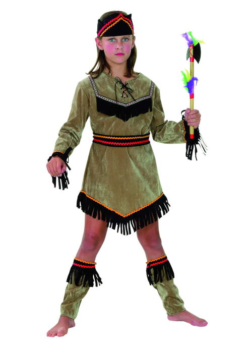 Disfraz de India Infantil - Disfraces de Indios Infantiles