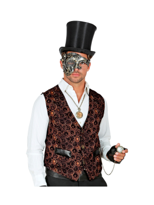 Disfraz de chaleco gótico Steampunk hombres disfraz de para Jake y disfraz  hombres hombres , XL negr Salvador disfraz adulto