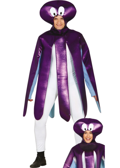 Disfraz de pulpo morado, disfraz de Halloween para hermanos