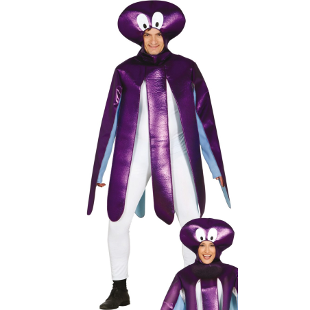 Disfraz de Pulpo Morado - Disfraces de Animales Adultos
