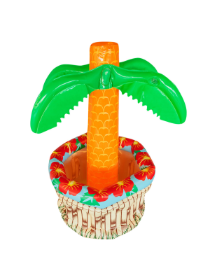 Palmera Inflable Enfriador bebidas - Complementos de Hawaianos