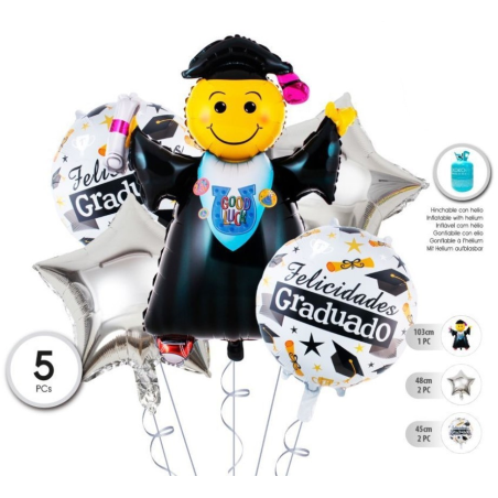 Globos Set Mando 5 Unidades