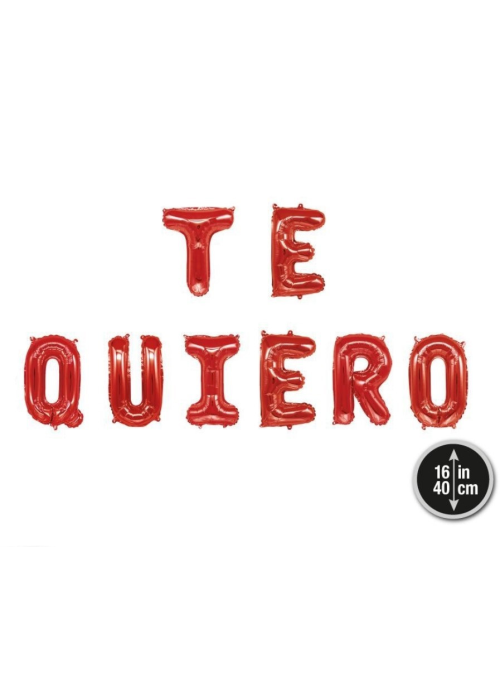 Globos Rojo Te Quiero - San Valentin