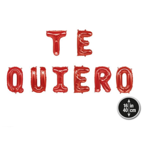 Globos Rojo Te Quiero - San Valentin