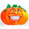 Silueta de Calabaza de Plastico - Calabazas