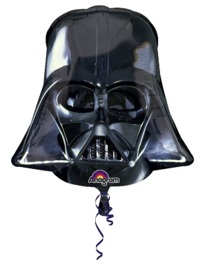 Globo Mascara de Darth Vader 63/63cm - Fiestas de Cumpleaños de Star Wars