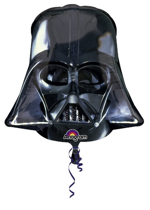 Globo Mascara de Darth Vader 63/63cm - Fiestas de Cumpleaños de Star Wars