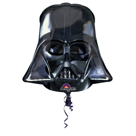 Globo Mascara de Darth Vader 63/63cm - Fiestas de Cumpleaños de Star Wars