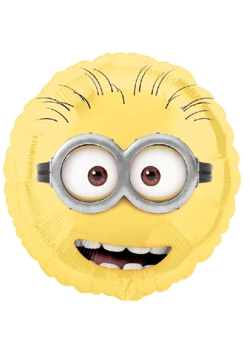 Globo Redondo Minions 18/45cm - Fiestas de Cumpleaños de los Minions