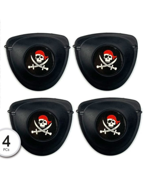 Parche Pirata 4 unidades para Piñatas - Complementos de Piratas