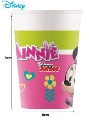 Vasos Minnie 200 ML - Fiestas de Cumpleaños de Minnie
