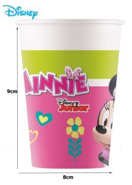 Vasos Minnie 200 ML - Fiestas de Cumpleaños de Minnie