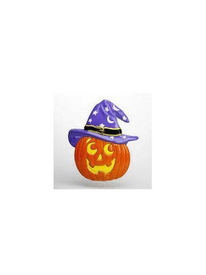 Silueta de Calabaza de Plastico con Gorro - Calabazas