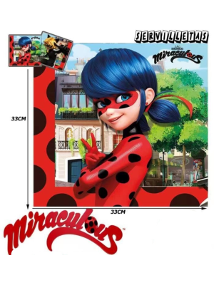 Servilletas de Lady Bug 20 Unidades - Fiestas de Cumpleaños de Ladybug
