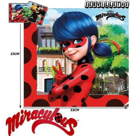 Servilletas de Lady Bug 20 Unidades