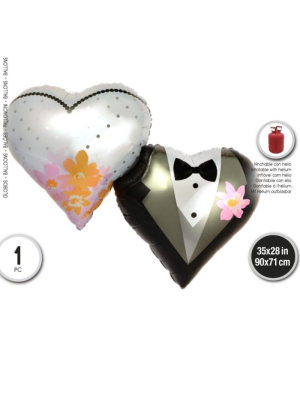Globos Set Novios 2 Unid - Bodas