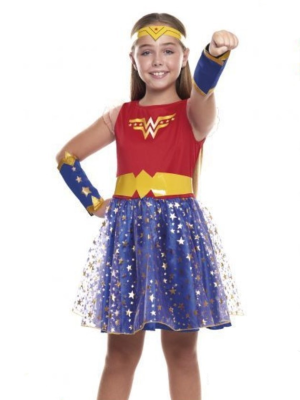 Disraz de Wonder Heroina Infantil - Disfraces de Superheroinas para Niñas