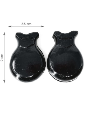 Castañuelas de Madera Negras - Abanicos y Castañuelas Flamencos