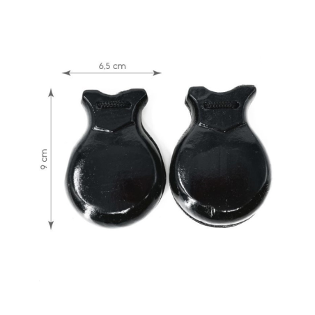 Castañuelas de Madera Negras