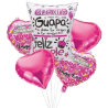 Globos Set Cumpleaños Amiga 5 globos - Globos