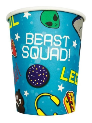 Vaso Gamer 250ml - Fiestas de Cumpleaños Gamer